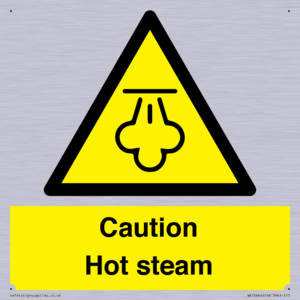 Caution Hot steam